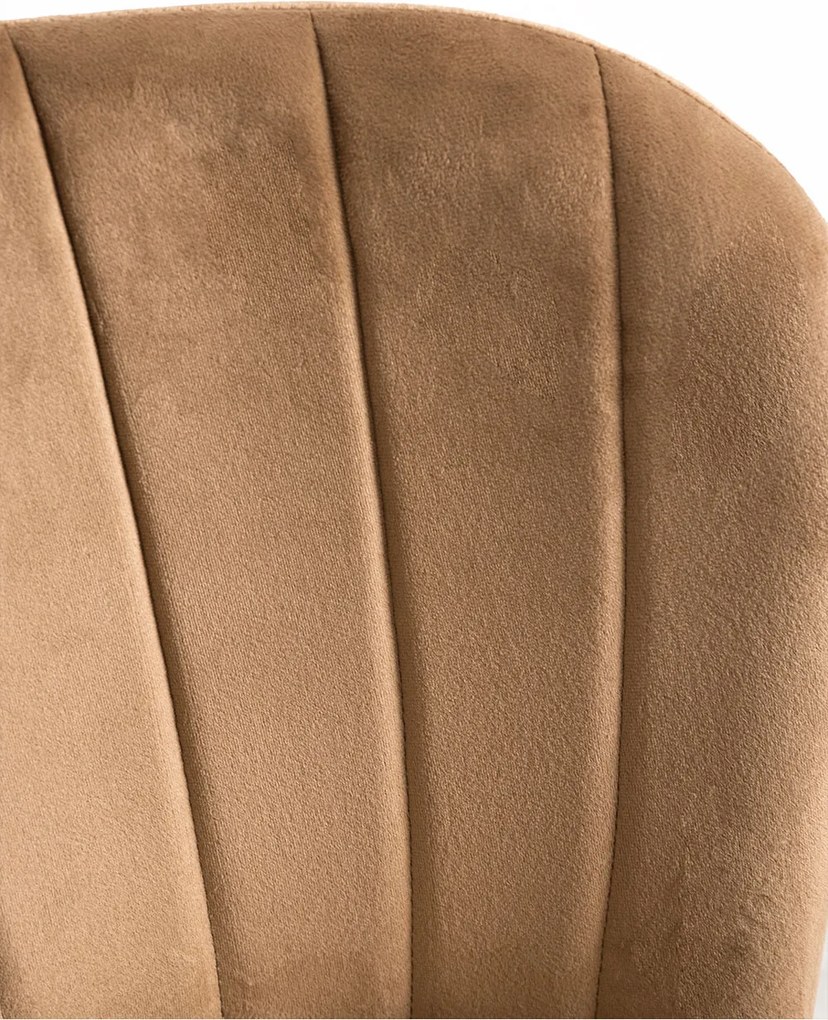 Zestaw 4 Krzese Luk Aksamitne