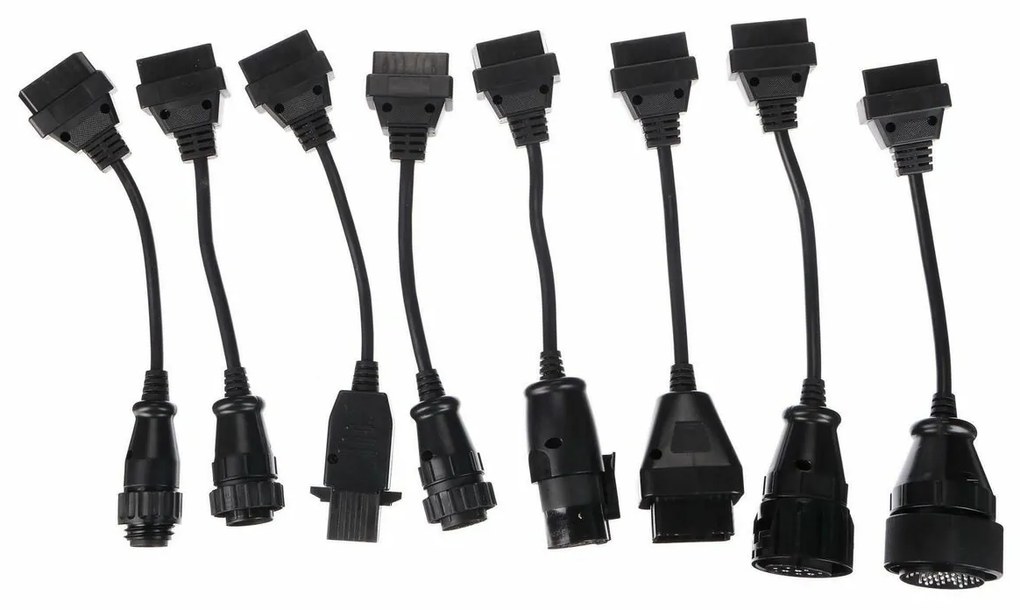 ixtol Zestaw przejściówek OBD-II do samochodówciężarowych MECHANIC CABLE SET 2, 8 szt.