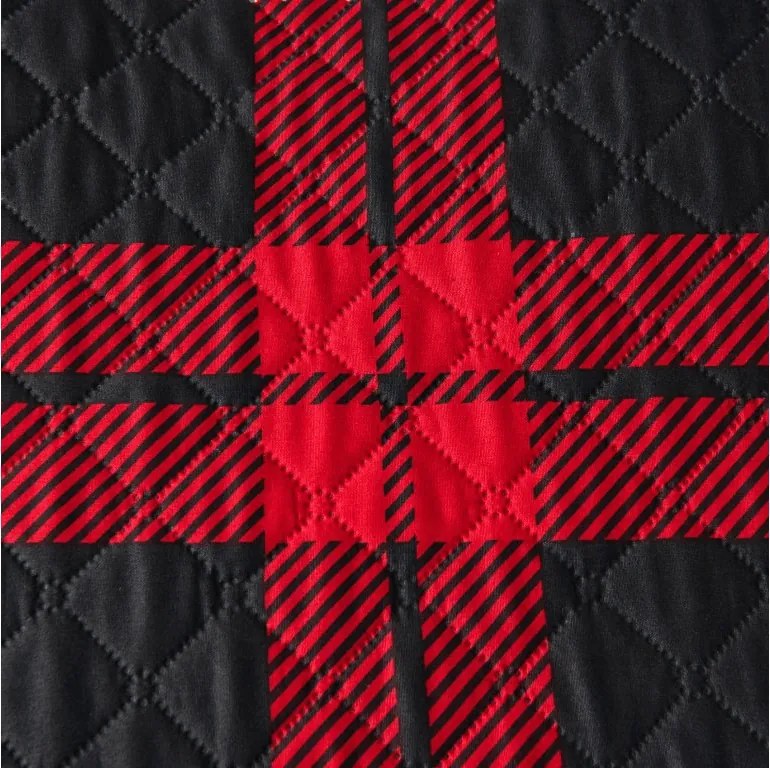 Narzuta na łóżko ALBURY czerwona Rozmiar: 170 x 210 cm