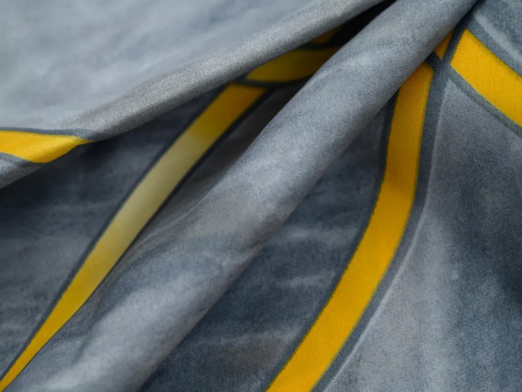 PrzytulneMieszkanie.pl PrzytulneMieszkanie.pl Pościel z mikrofibry RYNETH szara Rozmiar pościeli: 70 x 80 cm | 140 x 200 cm