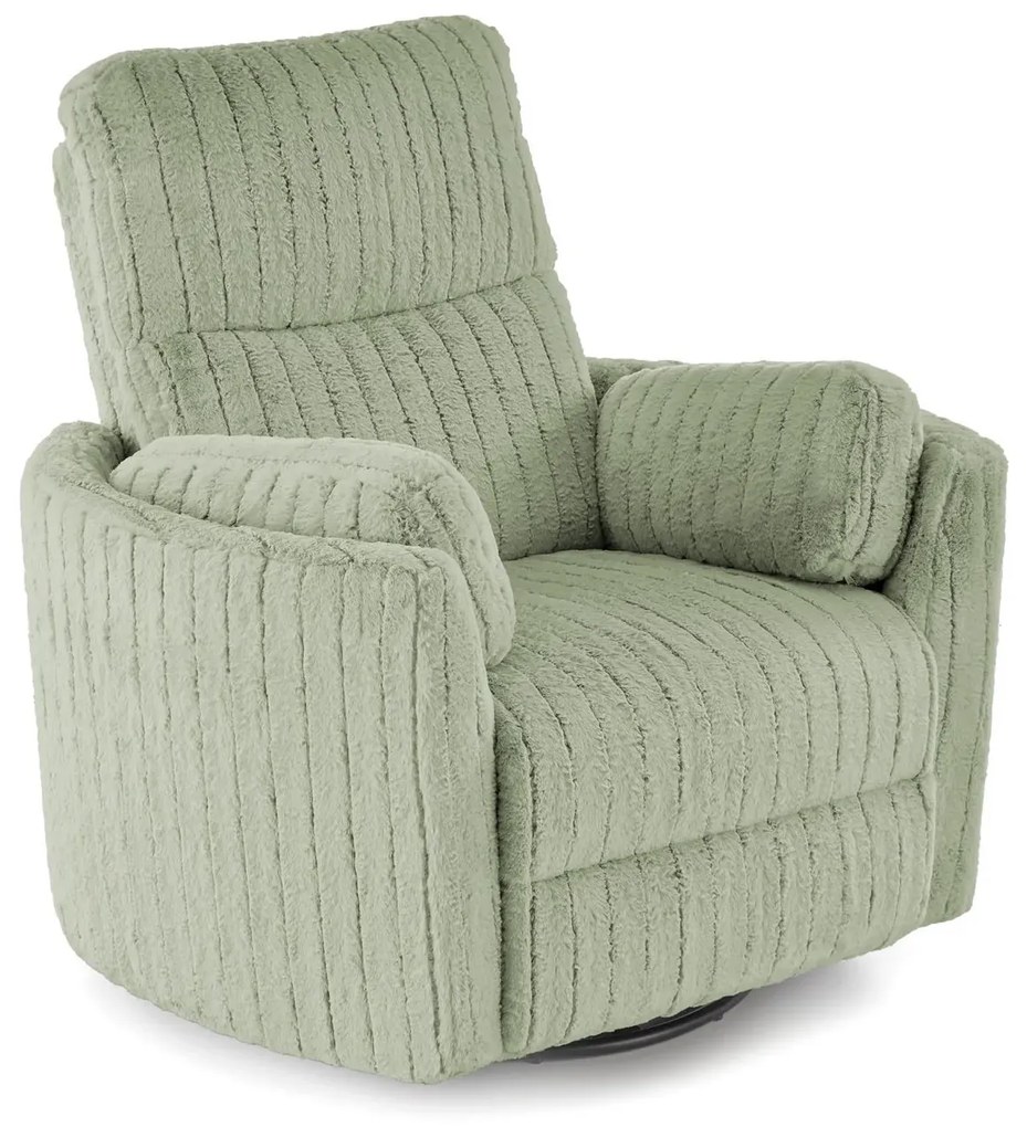 Miętowy rozkładany fotel T7-G55