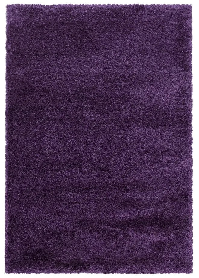 Ciemnofioletowy dywan 200x290 cm Fluffy – Ayyildiz Carpets