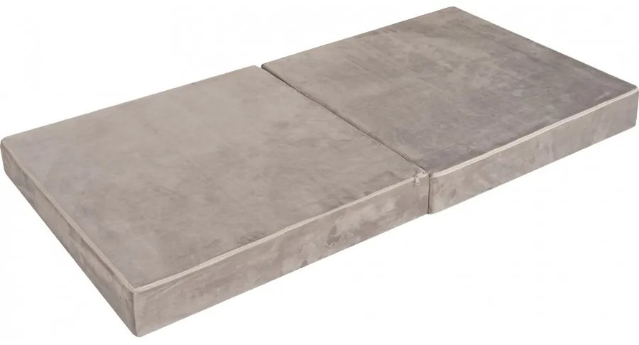 Velvet sofa dziecięca, szara - meowbaby®