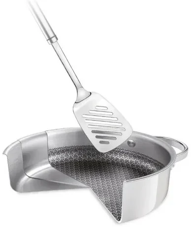 Tescoma Patelnia głęboka z pokrywką SteelCRAFT śr. 24 cm, 2 uchwyty, 24 cm