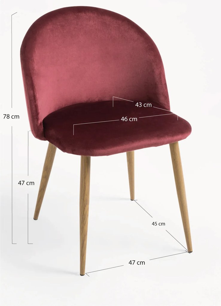 Silla Vint Terciopelo