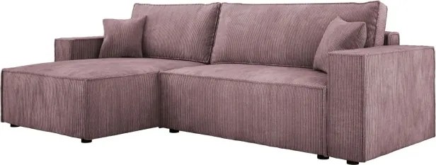 Narożnik POSO XL Lewostronny zestaw z poduszkami wolnostojący tkanina POSO 27 WERSAL