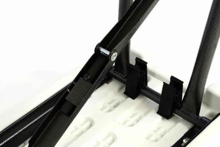 Komplet składany stół ogrodowy campingowy Garth 183 cm + 2 składane ławki