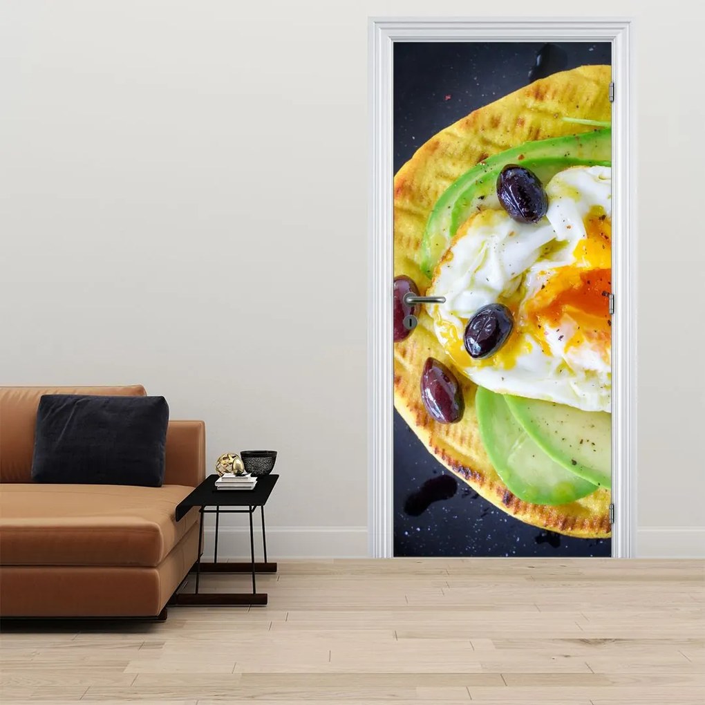 Fototapeta na drzwi - Zdrowe naleśniki (95x205cm)