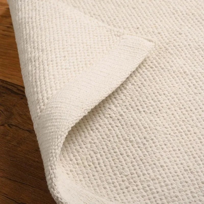 Dywan 100 % bawełna Zaran Organic Ecru 120 cm x 170 cm