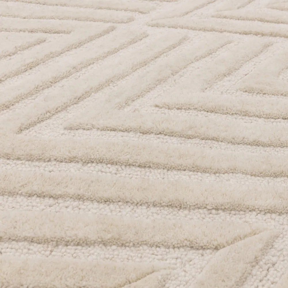 Kremowy dywan wełniany 200x290 cm Hague – Asiatic Carpets