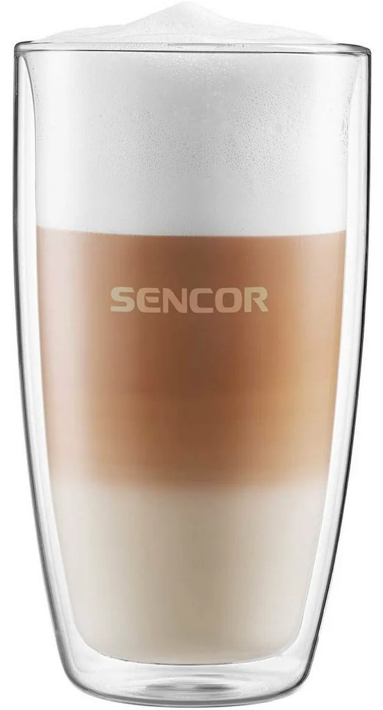 Sencor SGX 002 termo szklanki do latte 380 ml, 2szt.