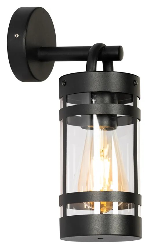 Zewnetrzna Industrialna lampa ścienna zewnętrzna czarna IP44 - RubenPrzemysłowy Oswietlenie zewnetrzne