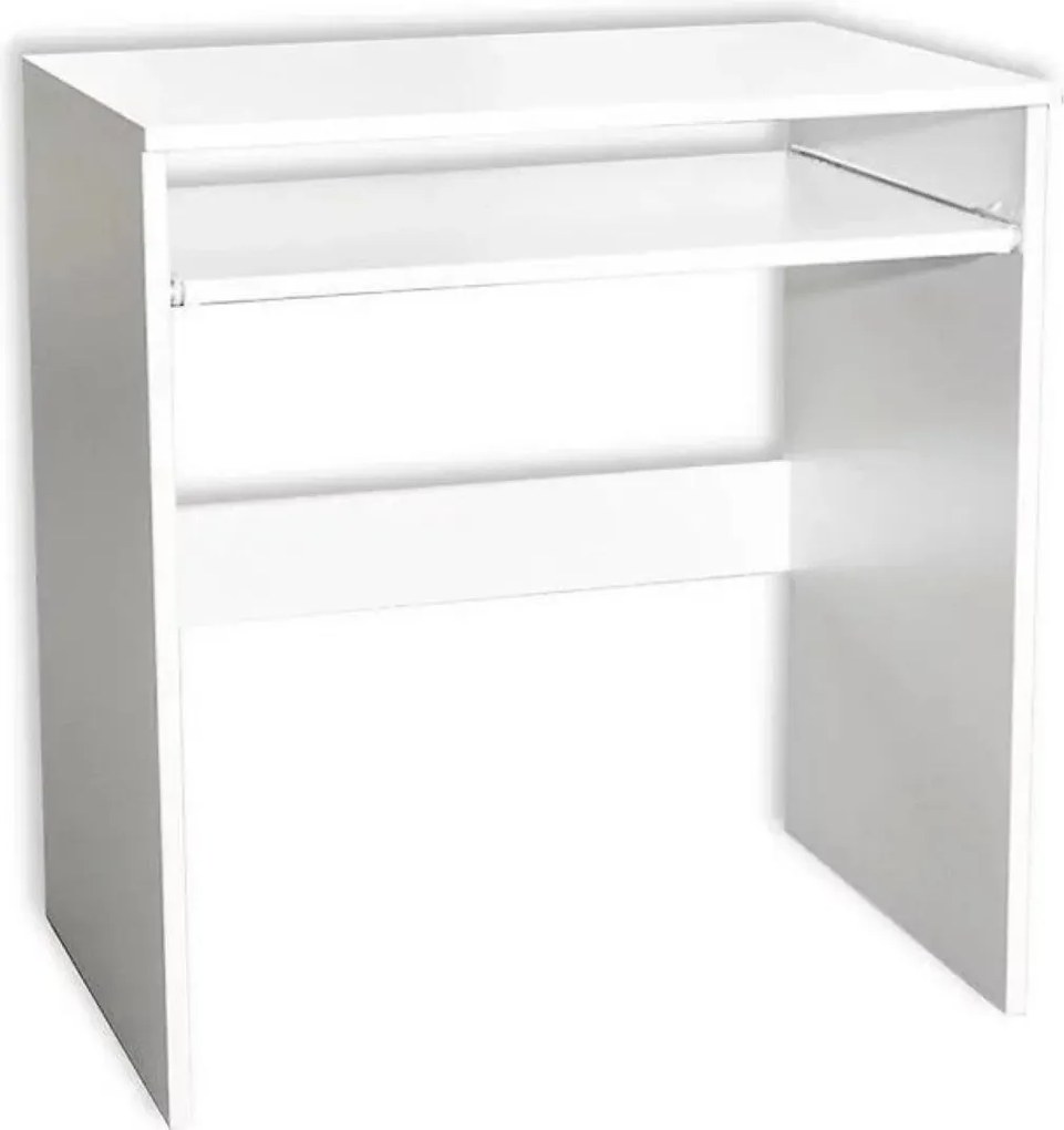 Biurko VALERIO - Biały / 75 cm / Biały