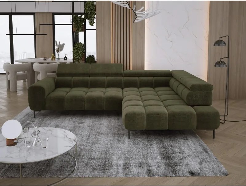 Narożnik PLAZA L Prawostronny w tkaninie EDEN 12 WERSAL