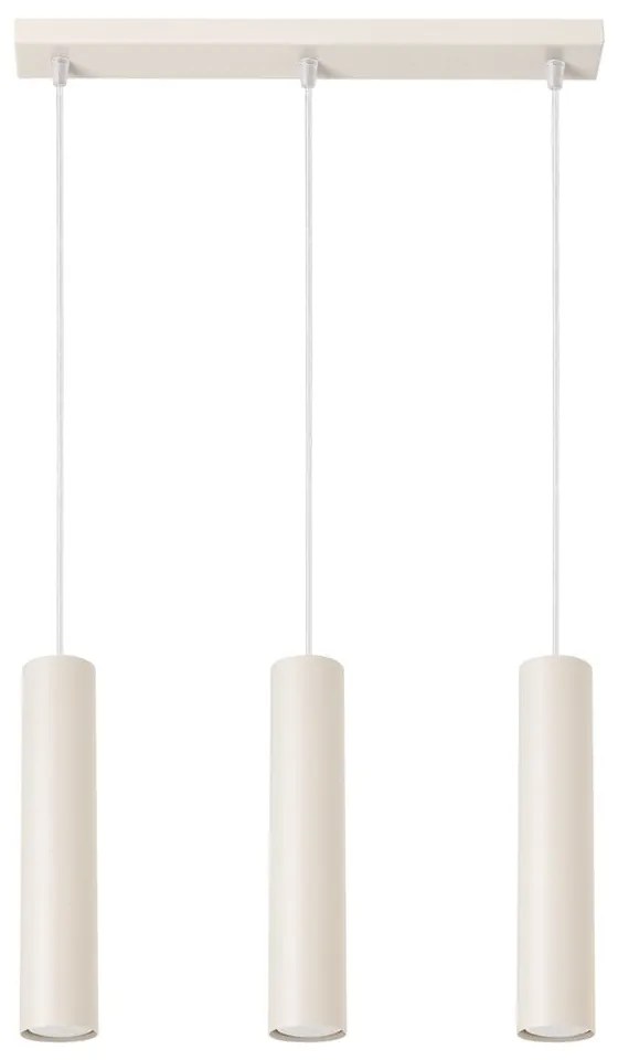 Kremowa lampa wisząca Castro – Nice Lamps