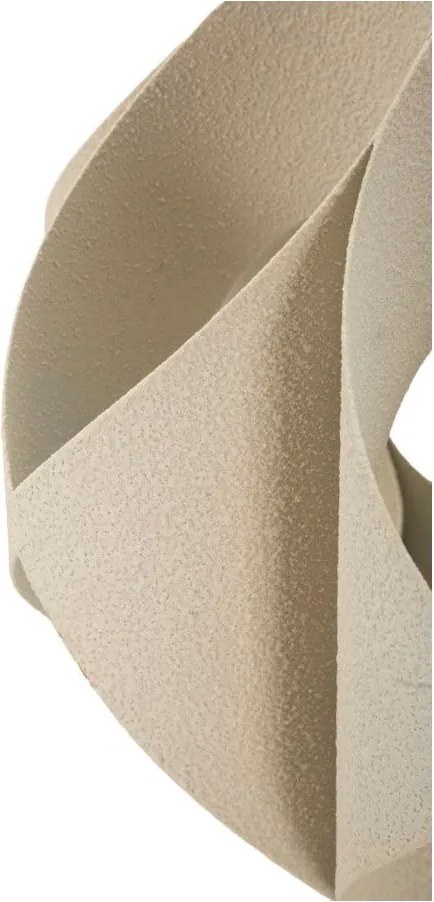 Beżowa lampa stołowa z metalowym kloszem (wysokość 57 cm) Space – Mauro Ferretti