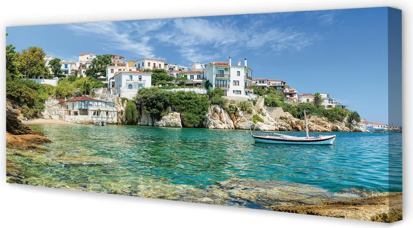 Obraz na płótnie Grecka Natura nad Brzegiem Morza