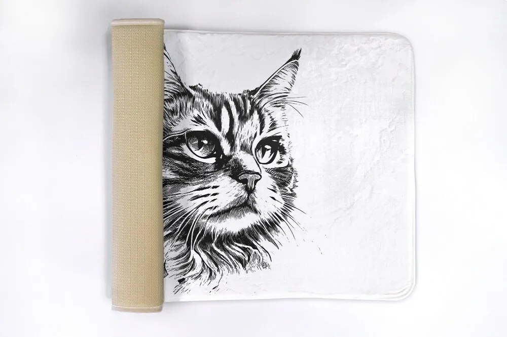 Dywanik do łazienki Dywanik do łazienki Kot Zwierzęta