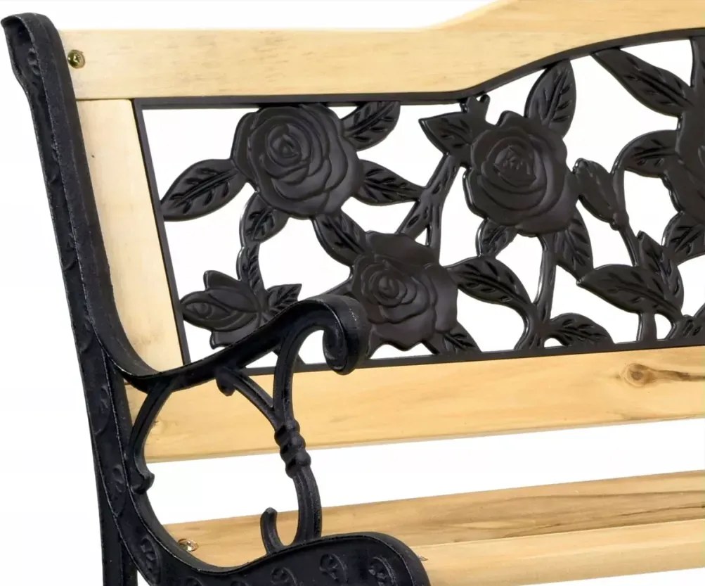 Ławka ogrodowa żeliwna Rose
