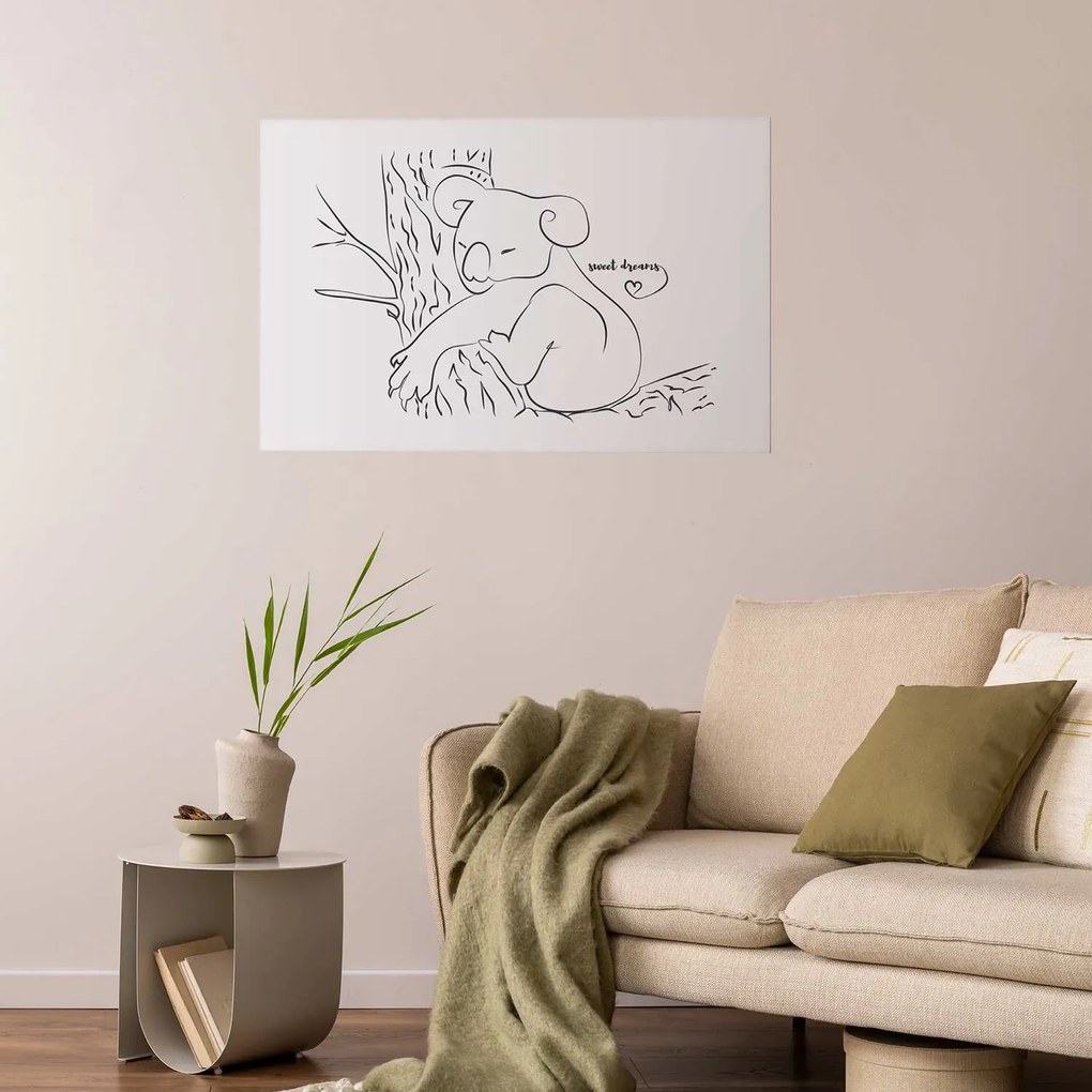 Plakat Śpiący koala 42x29,7 cm bez ramy bez marginesu ARTGEIST B