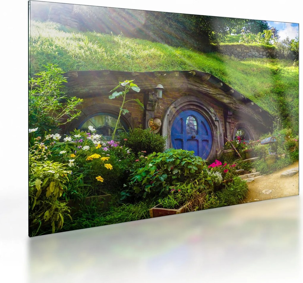 Obraz na szkle - Hobbit (70x50 cm)
