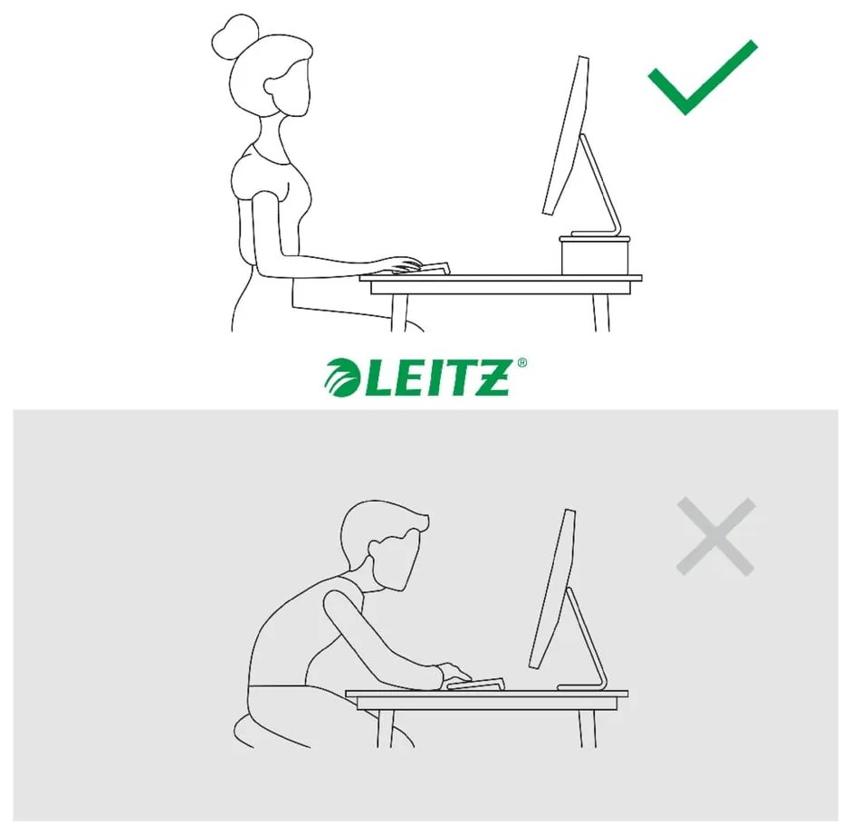 Stojak na monitor Ergo – Leitz