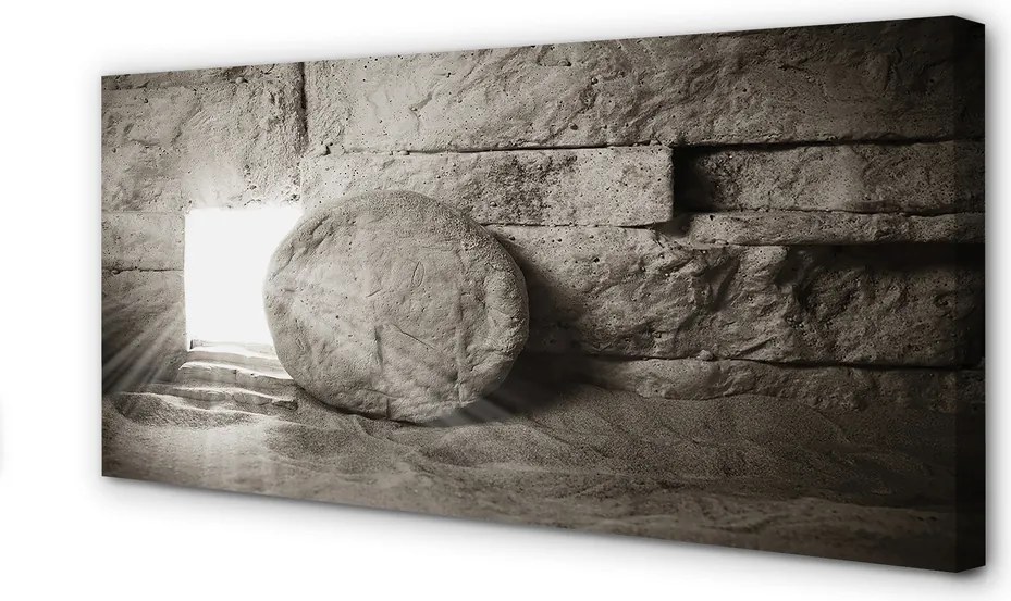 Duży obraz na płótnie Jaskinia i Światło