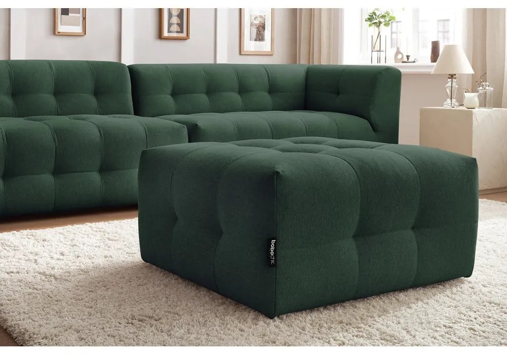 Ciemnozielona sofa 324 cm Kleber – Bobochic Paris