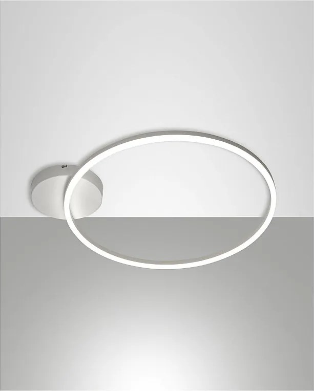 GIOTTO nowoczesna lampa sufitowa LED 36W biała 3508-61-102 Fabas Luce