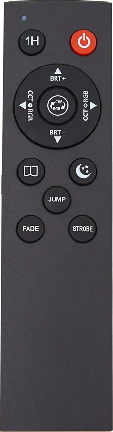 Nowoczesna lampa podłogowa czarna z diodą LED, ściemnialna RGB z pilotem - Sjors