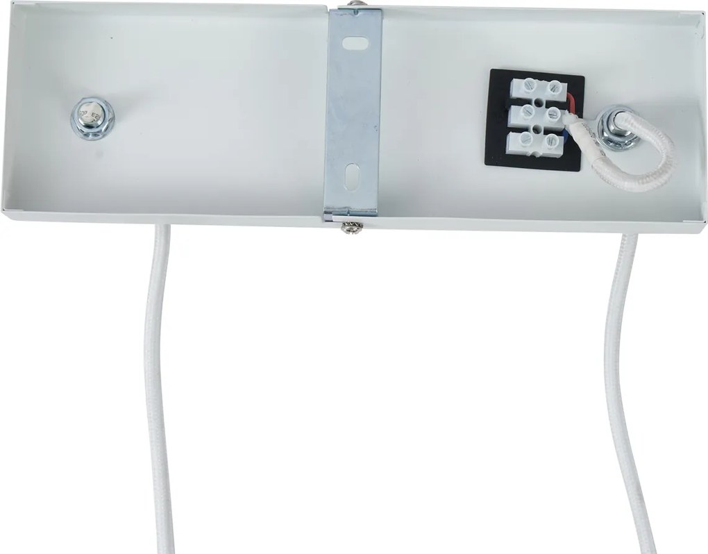 Nowoczesna lampa wisząca z nadrukiem drewna z białymi 6-punktowymi światłami - Jeana Straight