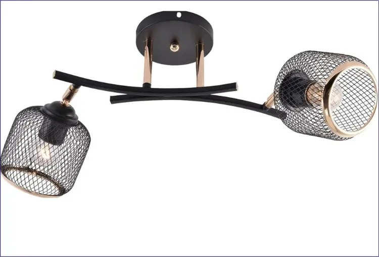 Nowoczesna lampa z dwoma kloszami - E1-Z29