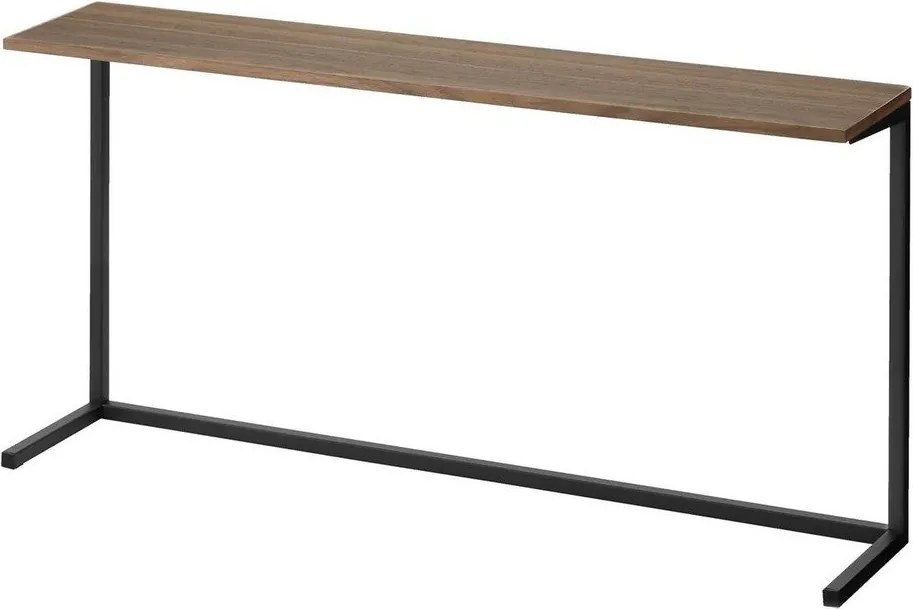 Czarna/w naturalnym kolorze drewniana dodatkowa półka 90x18 cm Tower – YAMAZAKI