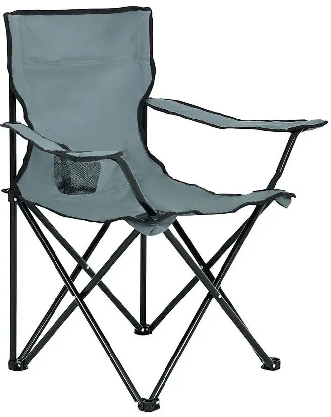 Szare krzesło kempingowe A3-G67
