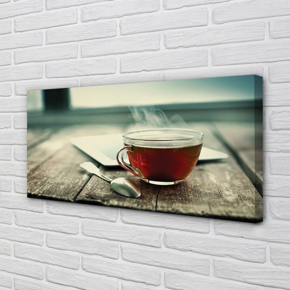 Obraz na płótnie Chwila z Ciepłą Herbatą