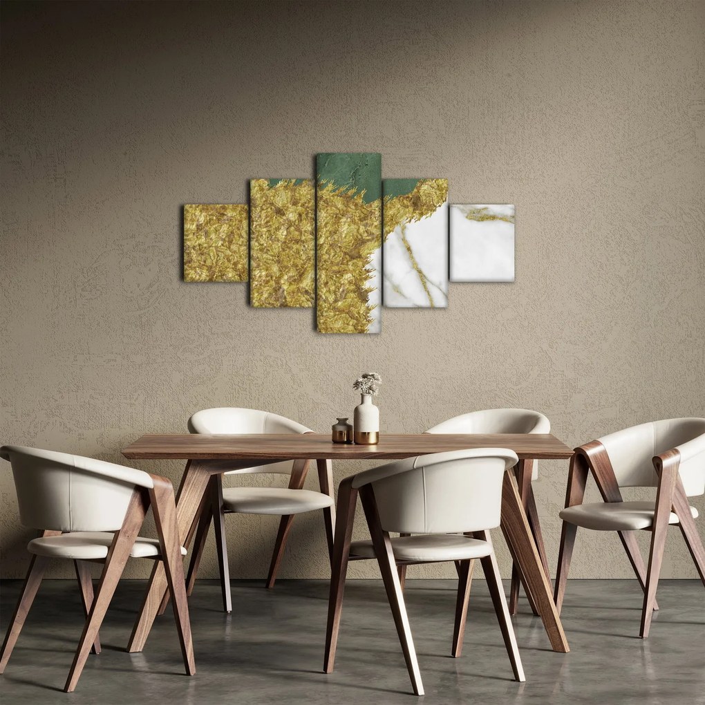 Obraz - Zielony marmur N⁰2 (125x70 cm)