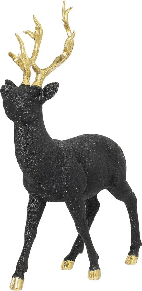 Figurka Deer 32x12x40 cm black