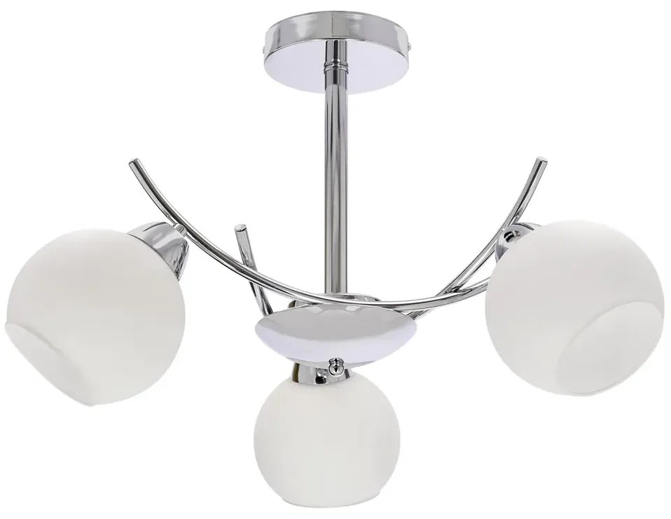Nowoczesna wisząca lampa z trzema kloszami - 7X M071 T1-D52