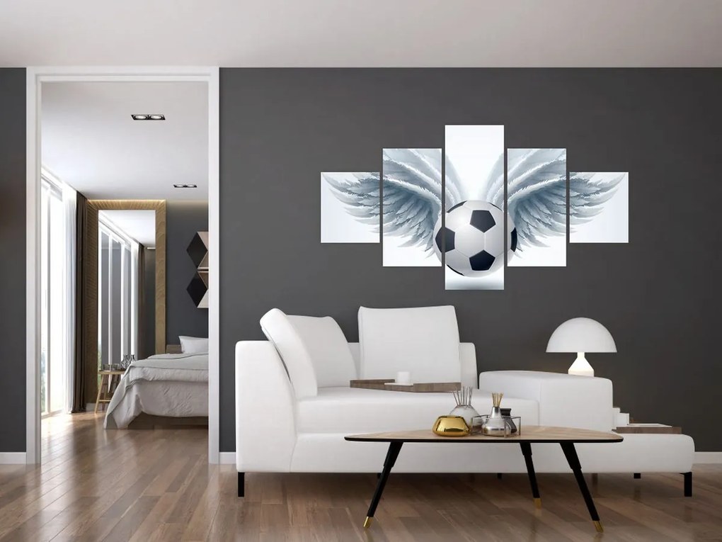 Obraz - Balon ze skrzydłami (125x70 cm)