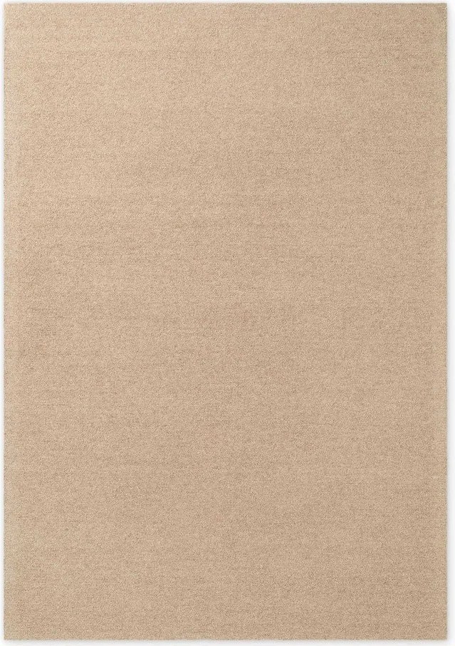 Wełniany dywan tkany ręcznie w naturalnym kolorze 160x230 cm Puristic Knots – Elle Decoration