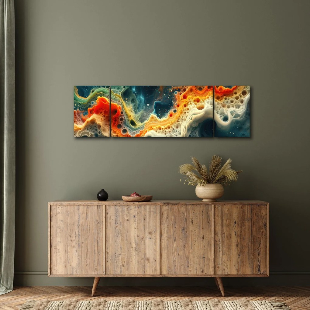 Obraz - Nowoczesna abstrakcja (170x50 cm)
