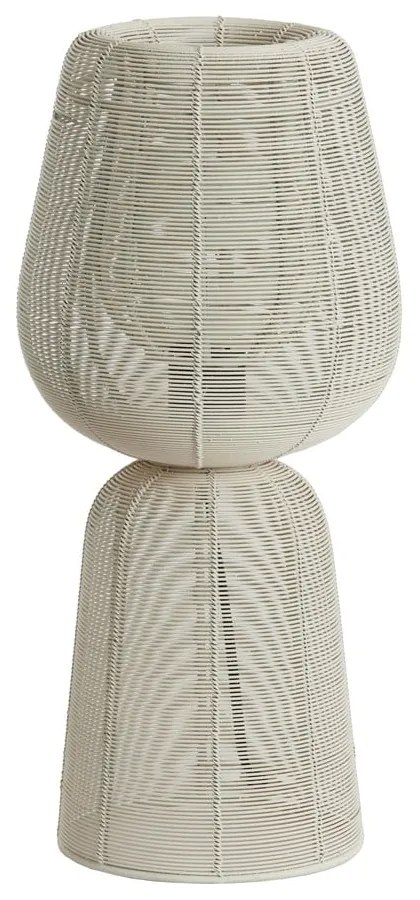 Kremowa lampa stołowa (wysokość 42 cm) Aboso – Light &amp; Living