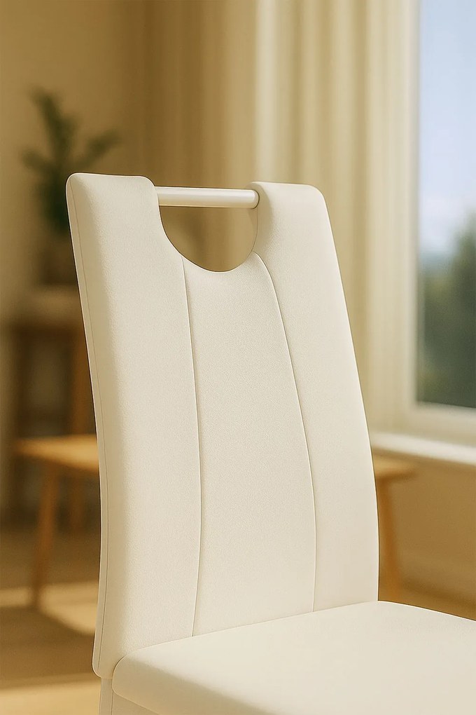 Pakiet 4 Krzese Risol Skóra Syntetyczna