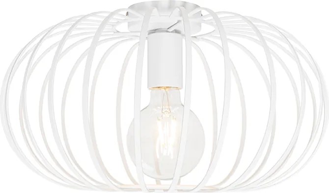 Designerska lampa sufitowa biała 39 cm - Johanna