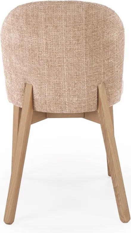 Krzesło do jadalni na drewnianych nogach Basso Halmar