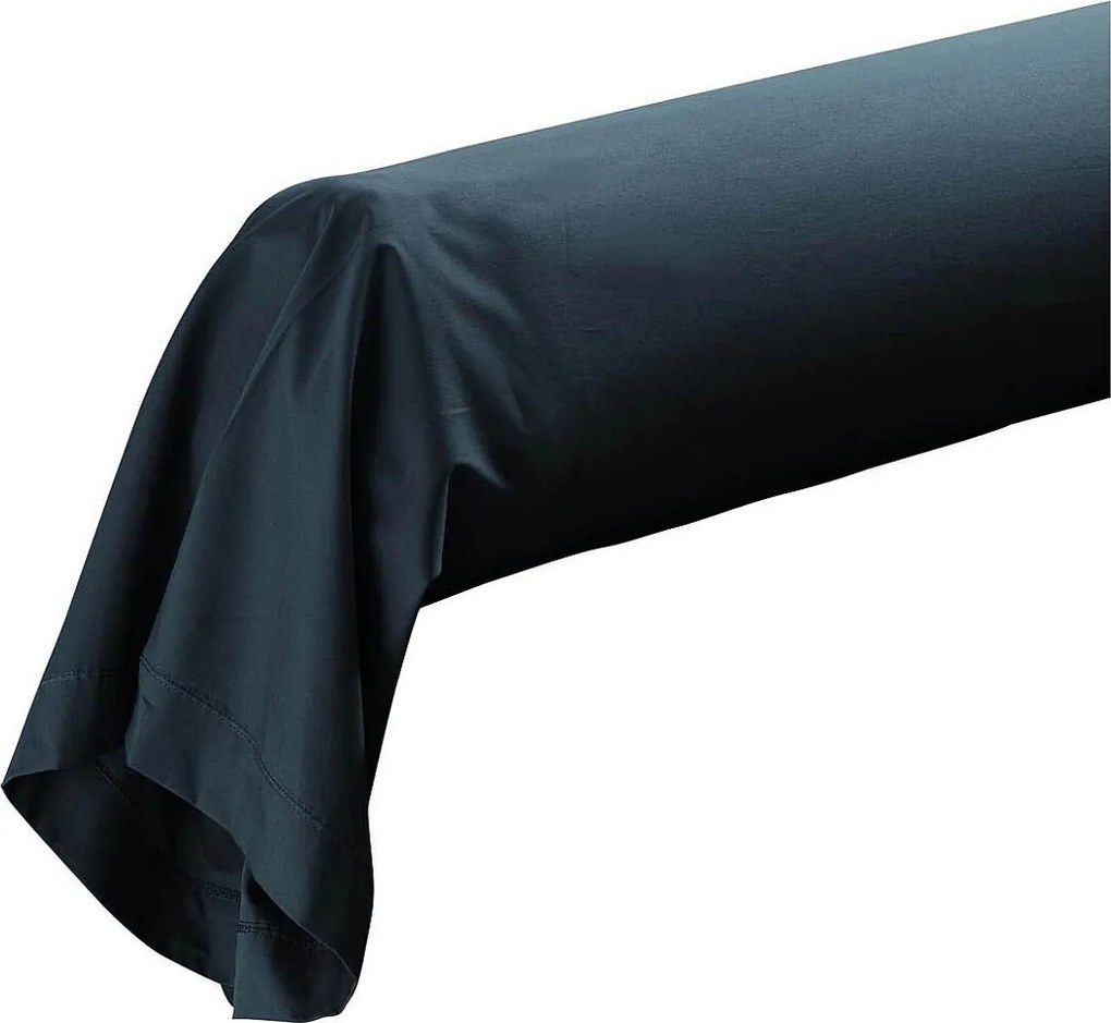 Poszewka na Poduszkę "Percaline" 85x185cm Granatowa z Bawełny Percaline Certyfikowana Oeko-Tex