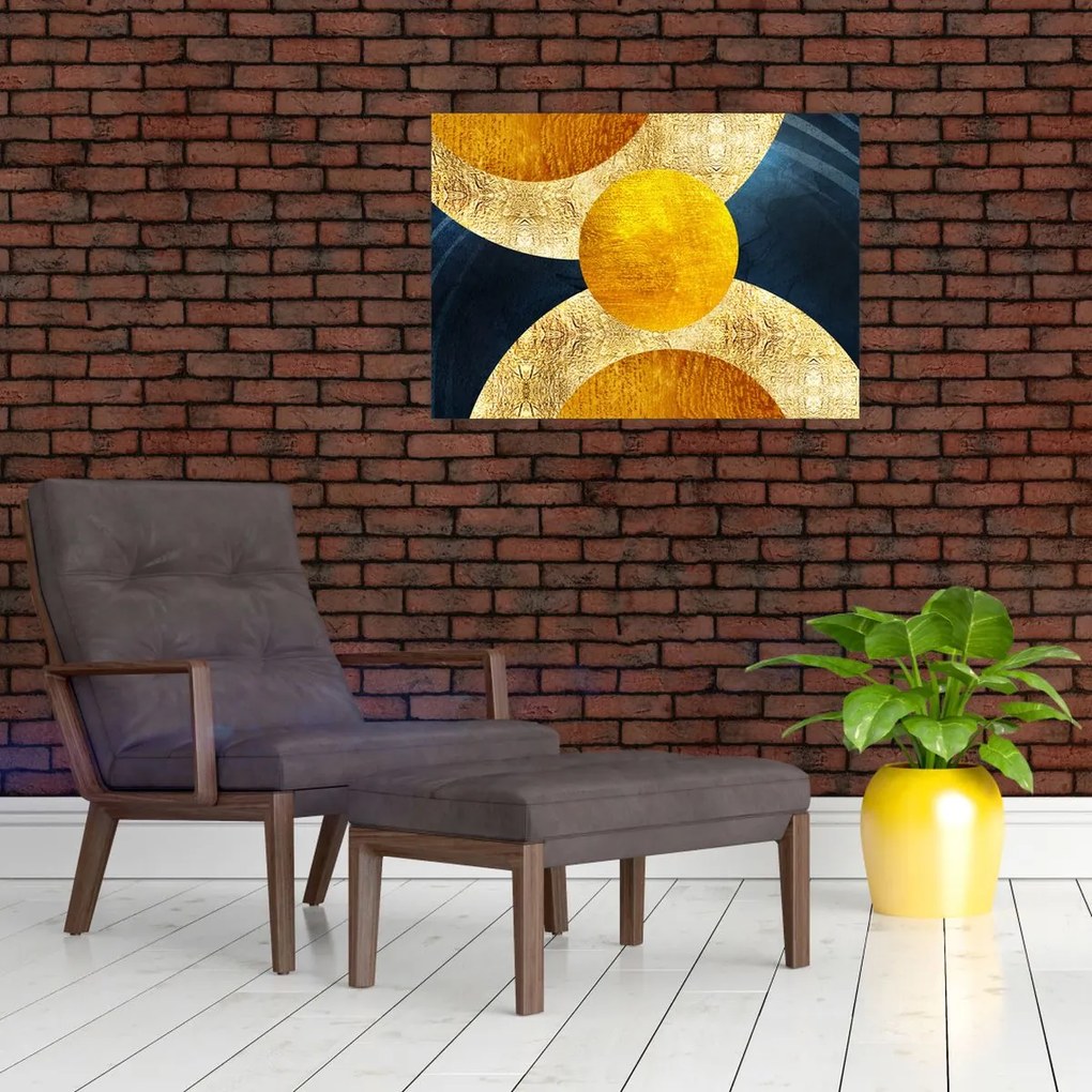 Obraz - Koła (70x50 cm)