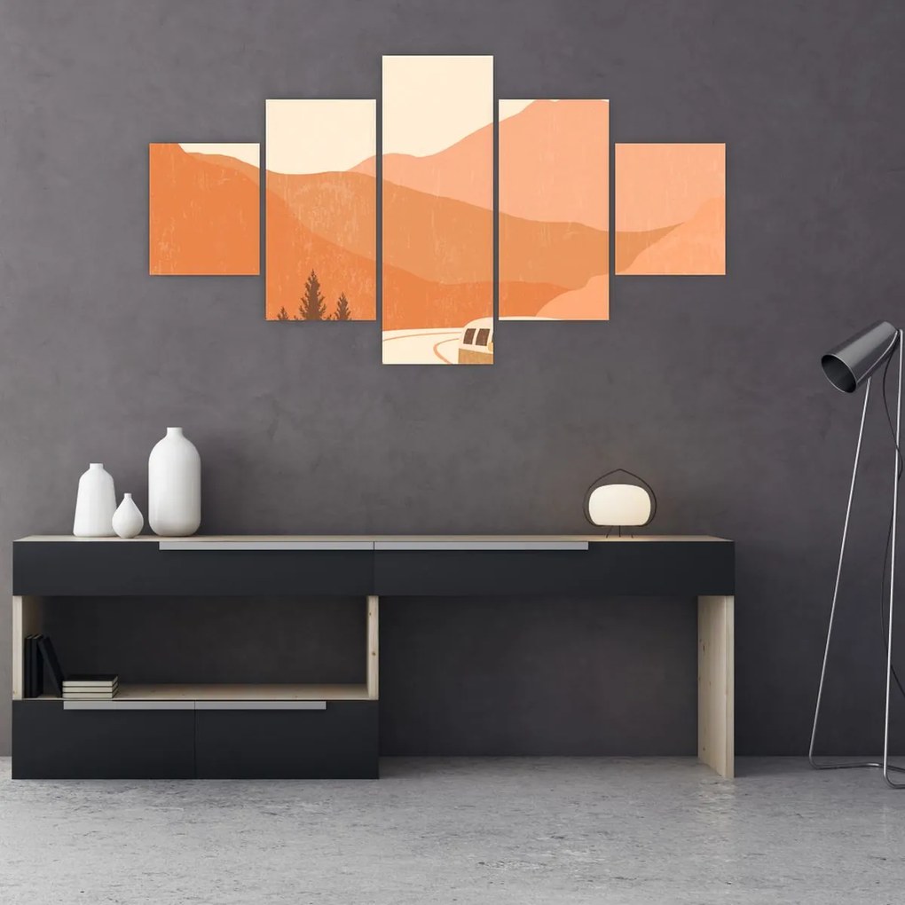 Obraz - Vintage van N⁰1 (125x70 cm)
