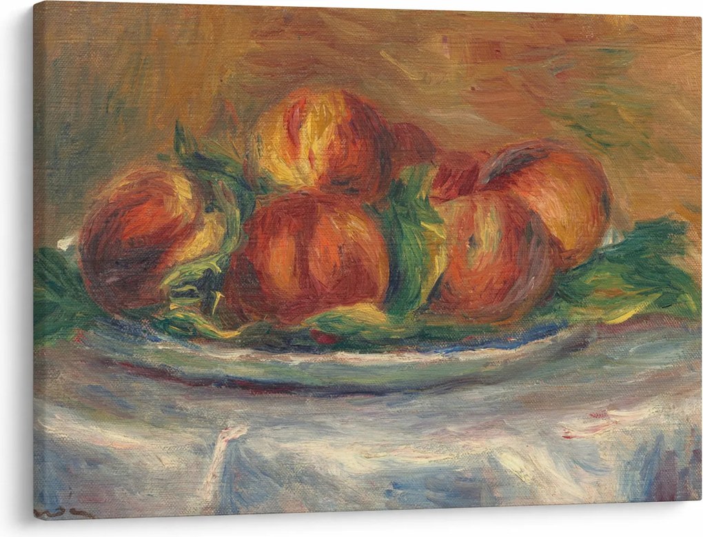Obraz - Auguste Renoir, Peaches on a Plate, reprodukcje (70x50 cm)