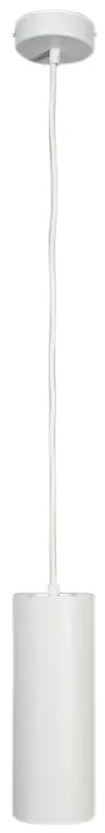 Designerska lampa wisząca biała - TuboDesignerski Oswietlenie wewnetrzne